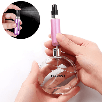Frasco de Perfume Portátil Recarregável 5ml Mini frasco de perfume recarregável, prático e portátil