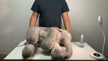 Almofada Elefante de Pelúcia para Bebê em material antialérgico e macio, ideal para amamentação e decoração
