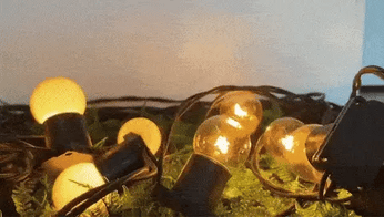 Cordão Varal de Luzes 25 Lâmpadas, ideal para áreas externas, festas e eventos, com 6 metros de comprimento e fácil emenda