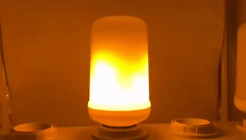 Lâmpada Flamejante de LED com efeito de chama viva para decoração aconchegante