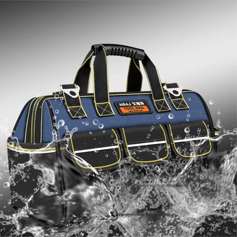Bolsa para Ferramentas Multifuncional com 5 camadas de forro, compartimentos externos e costuras duplas reforçadas