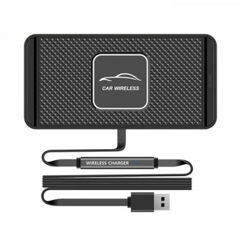 Carregador de Celular por Indução para Carros, fácil de usar, compatível com entradas 12V e USB, carrega sem fios