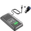 Carregar imagem no visualizador da galeria, Carregador de Celular por Indução para Carros, fácil de usar, compatível com entradas 12V e USB, carrega sem fios
