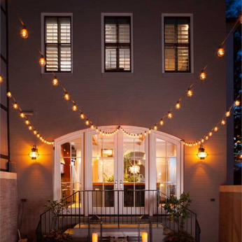 Cordão Varal de Luzes 25 Lâmpadas, ideal para áreas externas, festas e eventos, com 6 metros de comprimento e fácil emenda