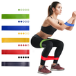 Carregar imagem no visualizador da galeria, Kit 5 Faixas Elásticas Thera Band com diferentes níveis de intensidade, ideal para exercícios de resistência e flexibilidade
