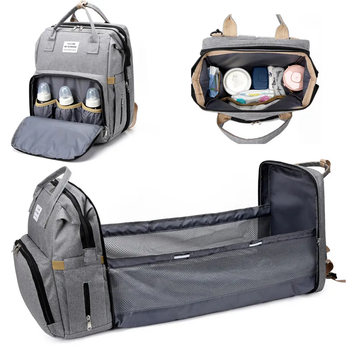 Mochila maternidade multifuncional com berço portátil