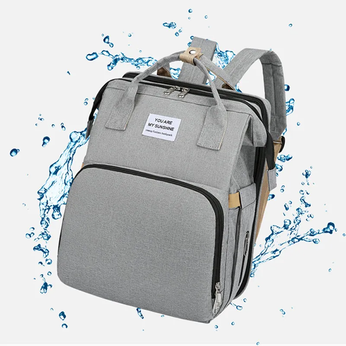 Mochila maternidade multifuncional com berço portátil