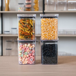 Carregar imagem no visualizador da galeria, Potes Organizadores Herméticos empilháveis com vedação total, ideais para conservar alimentos e otimizar espaço com segurança e praticidade
