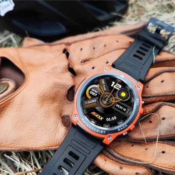 Smartwatch Masx Aurora One com bateria de 30 dias, à prova d'água, personalizável com mais de 100 modos de uso