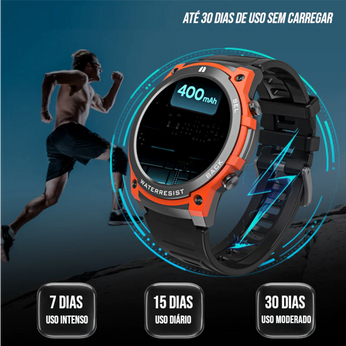 Smartwatch Masx Aurora One com bateria de 30 dias, à prova d'água, personalizável com mais de 100 modos de uso