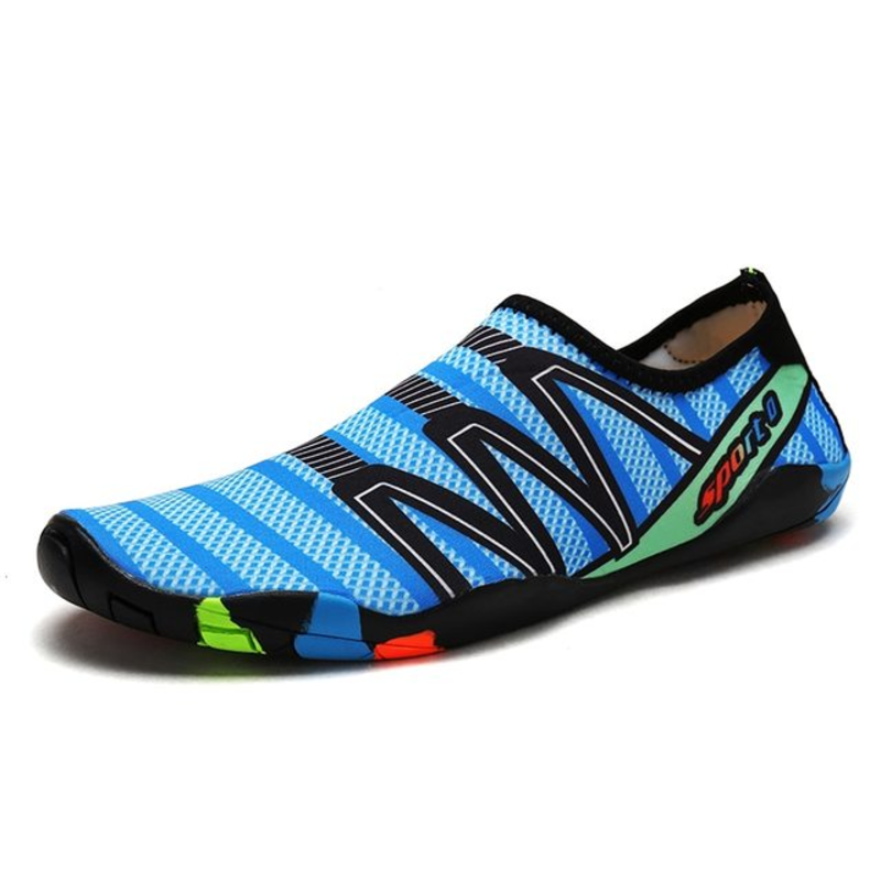 Sapatilha aquática de neoprene antiderrapante com drenagem