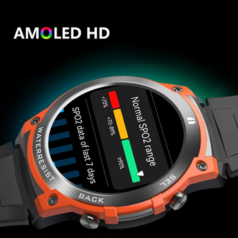 Smartwatch Masx Aurora One com bateria de 30 dias, à prova d'água, personalizável com mais de 100 modos de uso