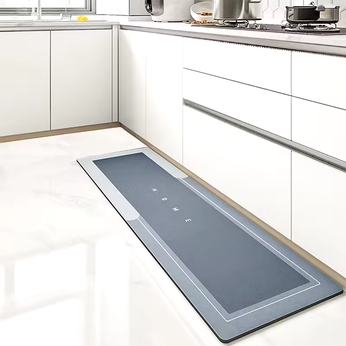 Tapete para Cozinha Antiderrapante Absorvente, macio, emborrachado e super absorvente