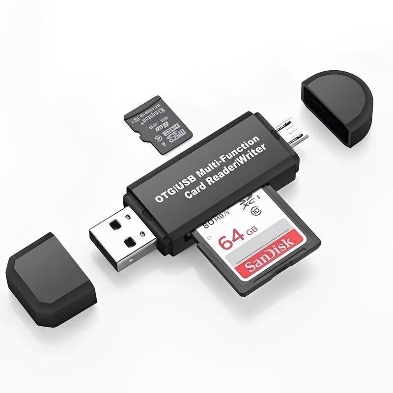 Adaptador USB para Cartão de Memória 11 em 1