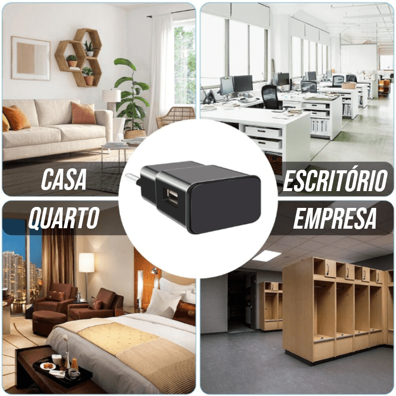 Carregar imagem no visualizador da galeria, Câmera Carregador de Celular Wifi Full HD