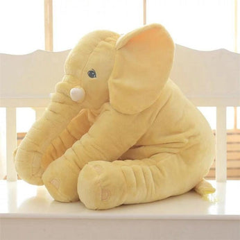 Almofada Elefante de Pelúcia para Bebê em material antialérgico e macio, ideal para amamentação e decoração