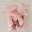 Carregar imagem no visualizador da galeria, Almofada Elefante de Pelúcia para Bebê em material antialérgico e macio, ideal para amamentação e decoração
