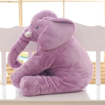 Almofada Elefante de Pelúcia para Bebê em material antialérgico e macio, ideal para amamentação e decoração