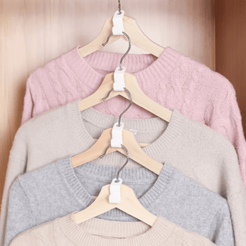 Cabide Aumentador de Espaço para Guarda Roupa, com capacidade para 2 a 3 cabides no lugar de um, ideal para organizar roupas e acessórios
