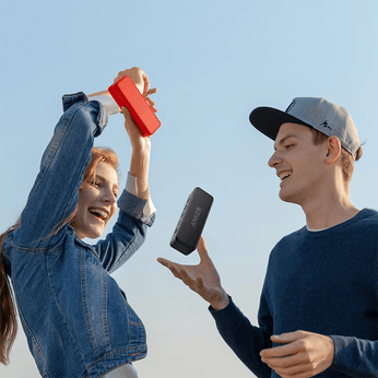 Caixa de Som Anker Soundcore 2 Bluetooth Portátil, com 12W de potência e tecnologia Bluetooth 5.0 para som estéreo de alta qualidade