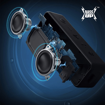 Caixa de Som Anker Soundcore 2 Bluetooth Portátil, com 12W de potência e tecnologia Bluetooth 5.0 para som estéreo de alta qualidade