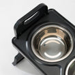 Carregar imagem no visualizador da galeria, Comedouro Ajustável para Cachorro e Gato, com 2 tigelas de aço inox removíveis, ajustável em 4 alturas, ideal para todas as fases
