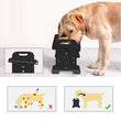 Carregar imagem no visualizador da galeria, Comedouro Ajustável para Cachorro e Gato, com 2 tigelas de aço inox removíveis, ajustável em 4 alturas, ideal para todas as fases
