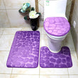 Carregar imagem no visualizador da galeria, Conjunto de Tapetes para Banheiro Antiderrapante e Impermeável, macio, seguro e lavável, ideal para todos os banheiros
