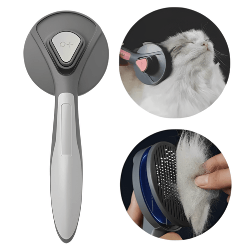 Escova Removedora de Pelos para Cães e Gatos Pakeway, com cerdas de silicone, adequada para pets com pelos curtos e longos