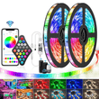 Carregar imagem no visualizador da galeria, Fita Led RGB com Controle Remoto e Conexão Wi-Fi, personalizável com cores vibrantes e controle por voz com Alexa e Google Assistant
