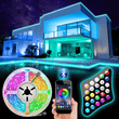 Carregar imagem no visualizador da galeria, Fita Led RGB com Controle Remoto e Conexão Wi-Fi, personalizável com cores vibrantes e controle por voz com Alexa e Google Assistant
