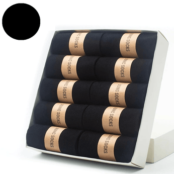 Kit de 10 pares de meias confortáveis e duráveis com calcanhar anatômico