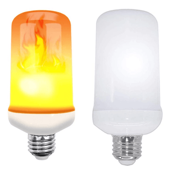 Lâmpada Flamejante de LED com efeito de chama viva para decoração aconchegante