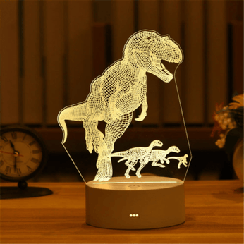 Luminária 3D de Mesa Decorativa, iluminação suave e tranquilizante para quartos, escritórios e mais