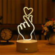Carregar imagem no visualizador da galeria, Luminária 3D de Mesa Decorativa, iluminação suave e tranquilizante para quartos, escritórios e mais
