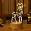 Carregar imagem no visualizador da galeria, Luminária 3D de Mesa Decorativa, iluminação suave e tranquilizante para quartos, escritórios e mais
