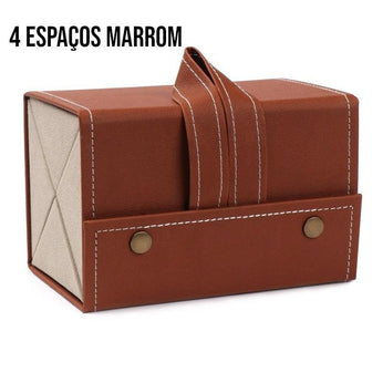 Organizador de óculos portátil e compacto para armazenamento seguro