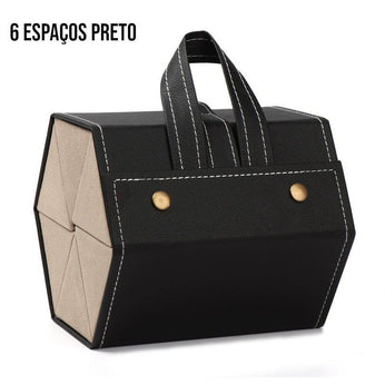Organizador de óculos portátil e compacto para armazenamento seguro