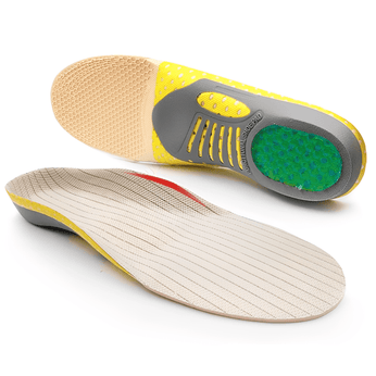 Palmilha anatômica de gel ajustável para conforto e estabilidade em diferentes tipos de calçados