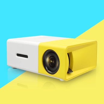 Mini projetor portátil Full HD com projeção de 80 polegadas