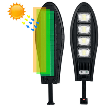 Super Refletor Solar em Led com 500W, à prova d'água, com sensor fotovoltaico e autonomia de 12 horas