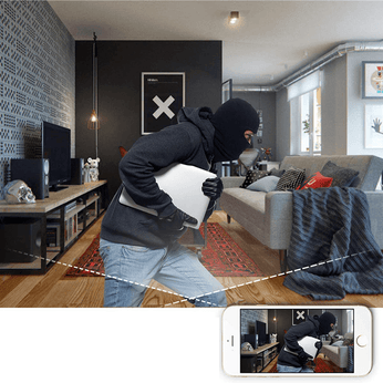 Relógio Digital com Câmera Wifi Full HD com gravação 4K e sensor de movimento para monitoramento discreto