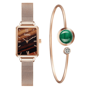 Relógio Feminino Gaiety com Pulseira de Quartzo e design elegante em aço inoxidável