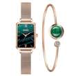 Carregar imagem no visualizador da galeria, Relógio Feminino Gaiety com Pulseira de Quartzo e design elegante em aço inoxidável
