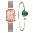 Carregar imagem no visualizador da galeria, Relógio Feminino Gaiety com Pulseira de Quartzo e design elegante em aço inoxidável
