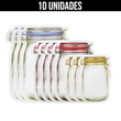 Carregar imagem no visualizador da galeria, Saquinhos de armazenamento reutilizáveis com vedação hermética e zip lock

