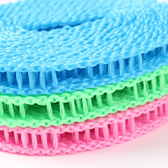 Varal portátil em nylon à prova de vento, ideal para apartamentos e uso ao ar livre